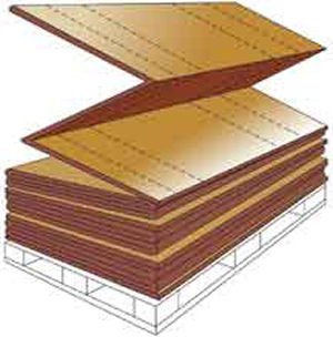 cartone ondulato fanfold