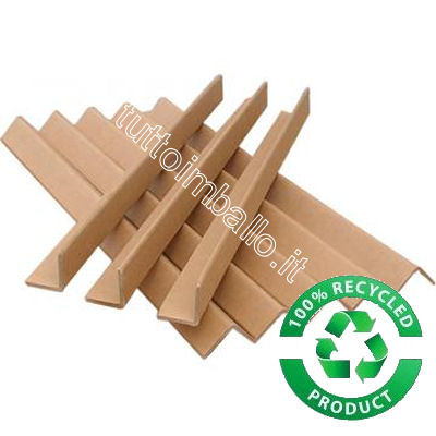 Angolari In Cartone Rigido Per Pallet - 2000x40x40 Mm | Spessore 3mm | Protezione Angoli Durante Trasporti - Foto 11